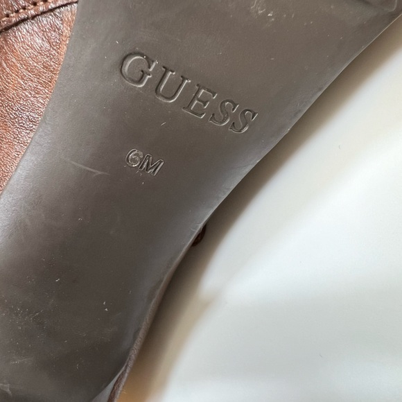 Guess Ivorie Brown Booties Size 6 - Picture 14 of 16